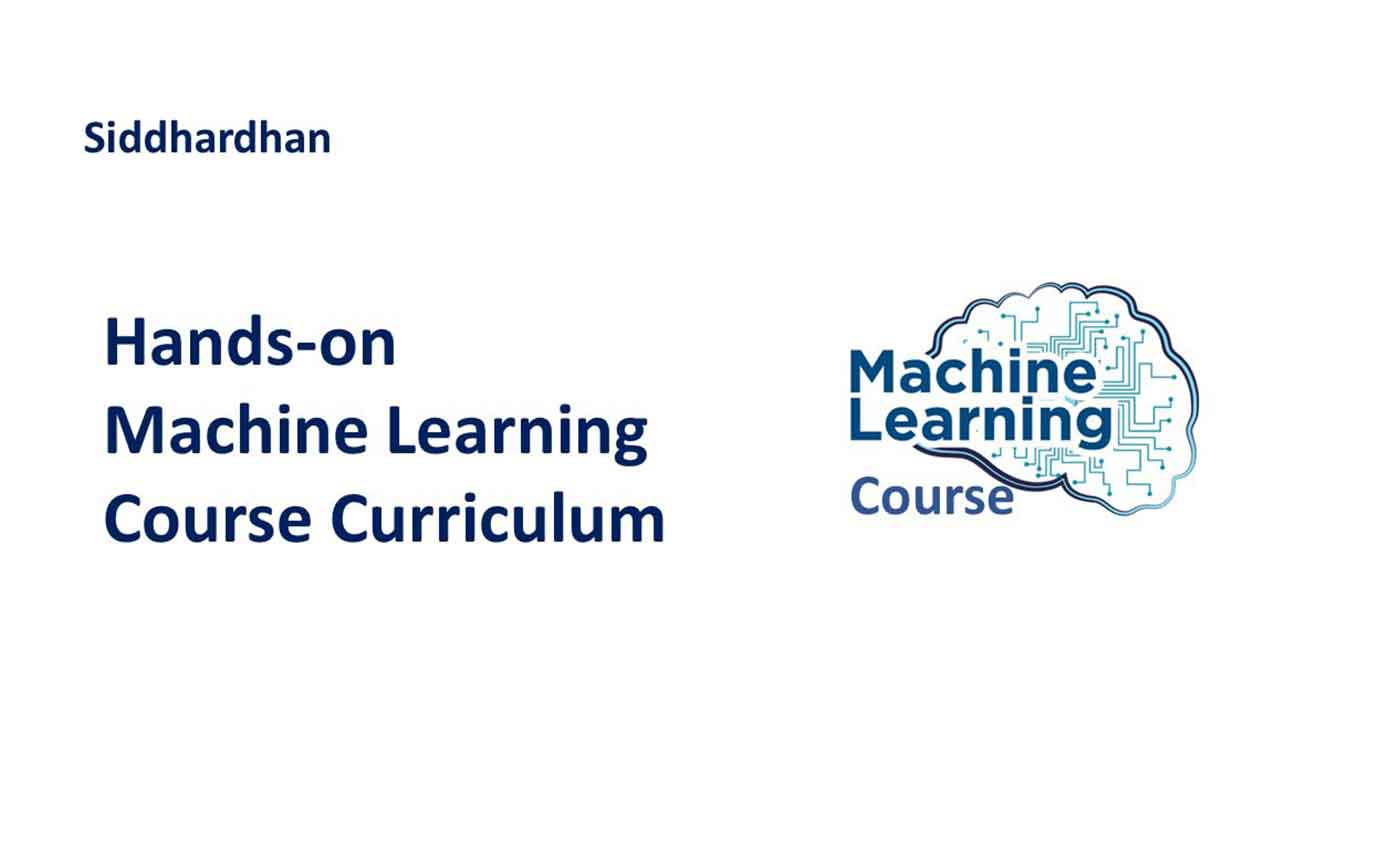 Machine Learning Course with Python